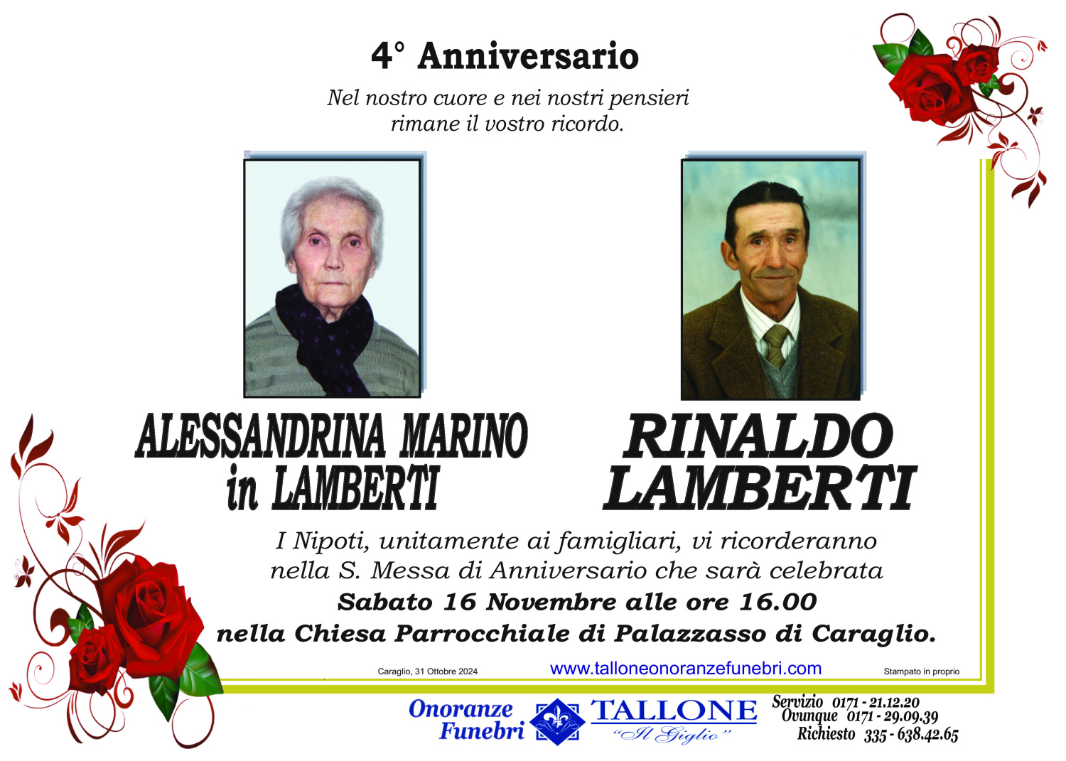Alessandrina e Rinaldo Lamberti